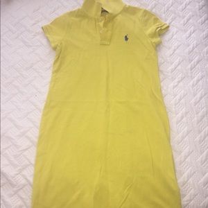 Yellow polo dress